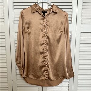 Japna Gold Notched Collar Blouse